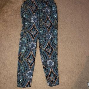 Patterned multi colored women’s pants